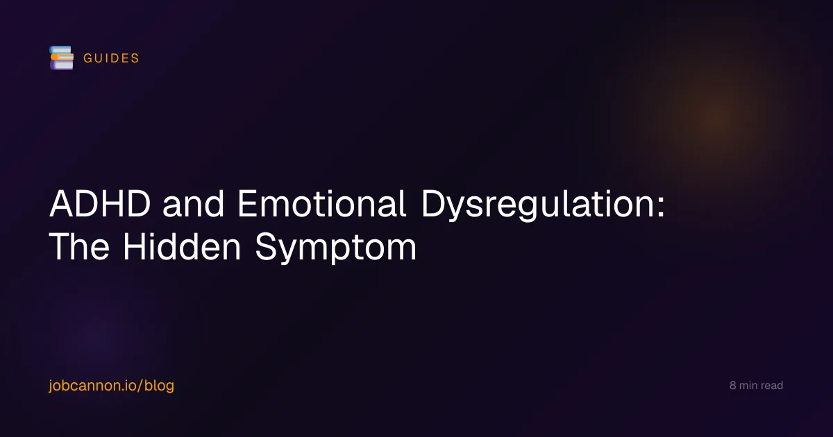 ADHD and Emotional Dysregulation: The Hidden Symptom