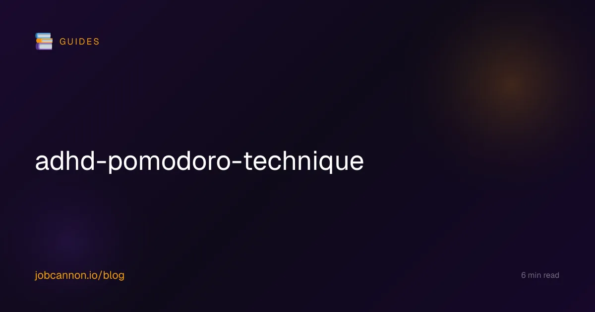 adhd-pomodoro-technique