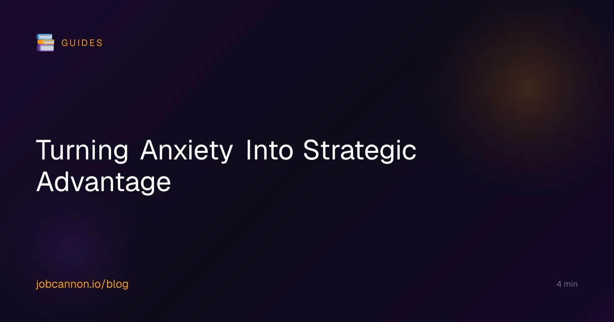 Turning Anxiety Into Strategic Advantage