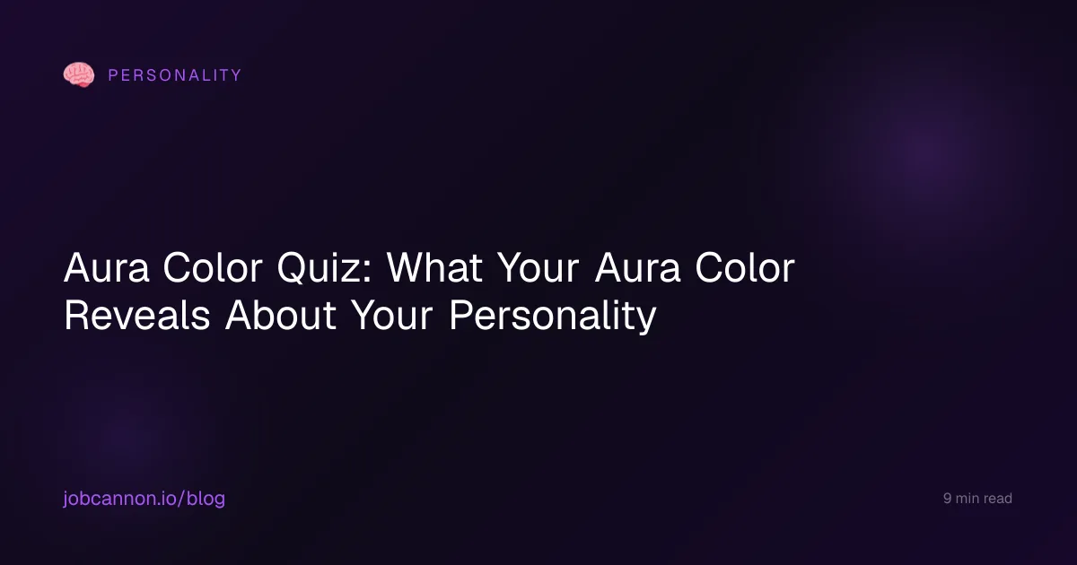 Aura Color Quiz: What Your Aura Color Reveals About Your Personality