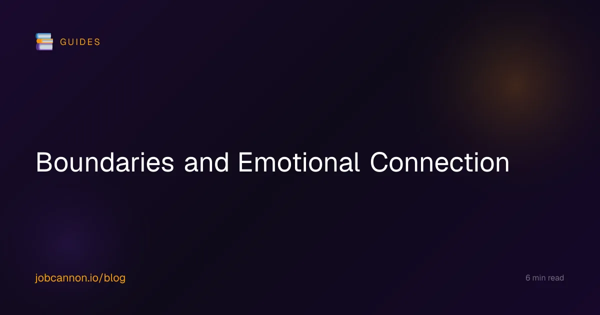 Boundaries and Emotional Connection