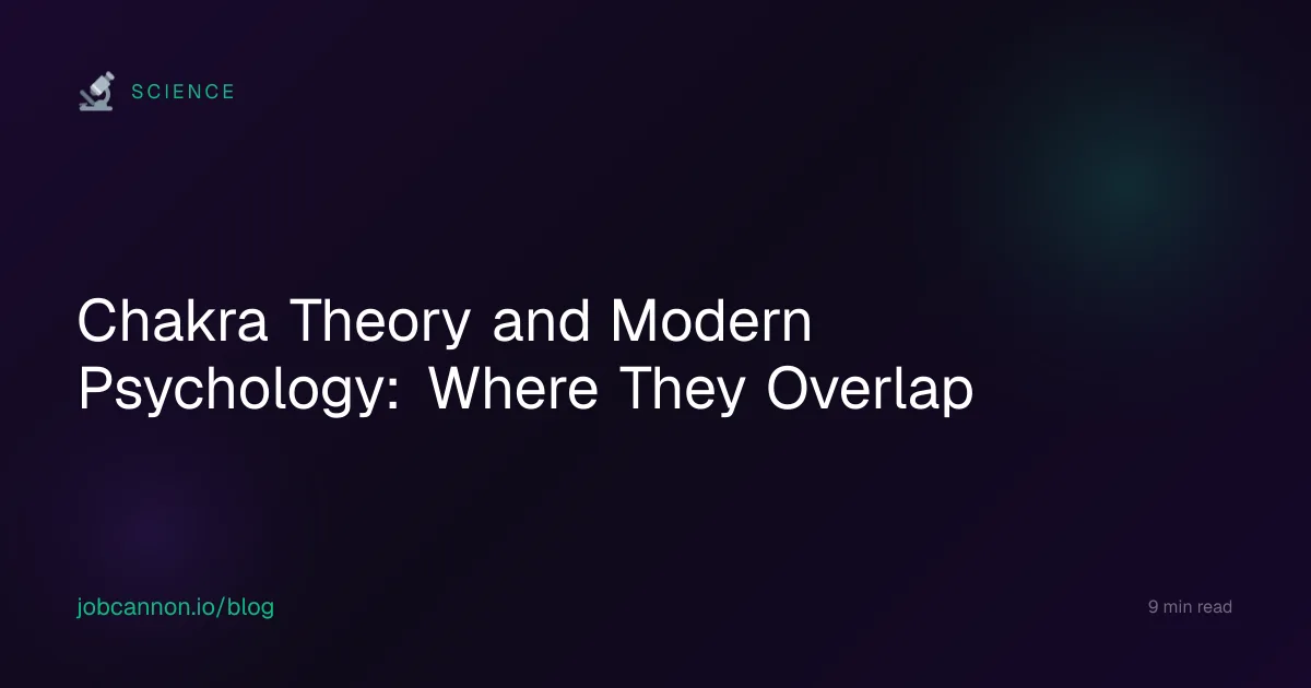 Chakra Theory and Modern Psychology: Where They Overlap