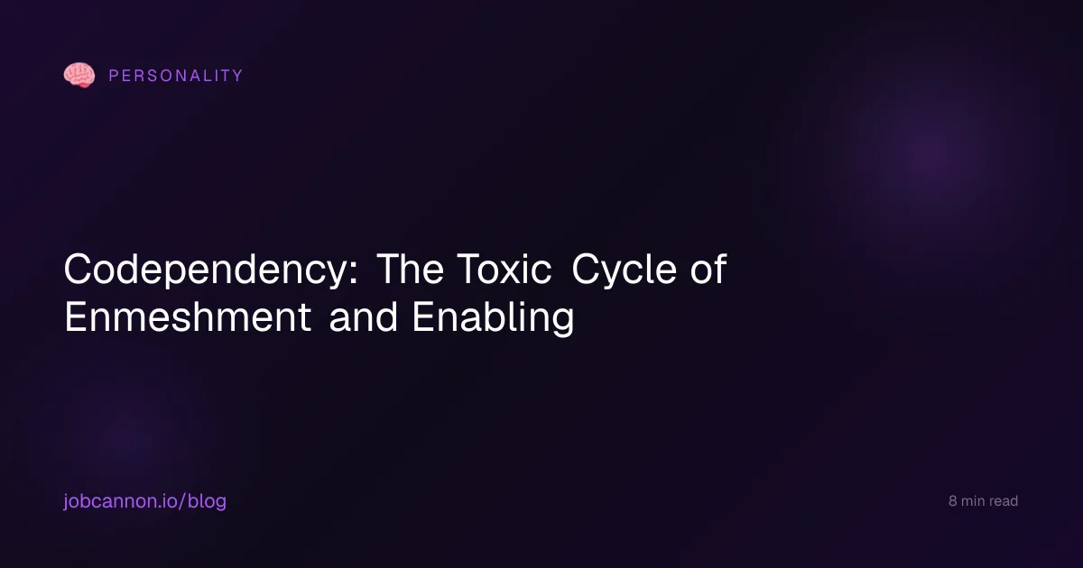 Codependency: The Toxic Cycle of Enmeshment and Enabling