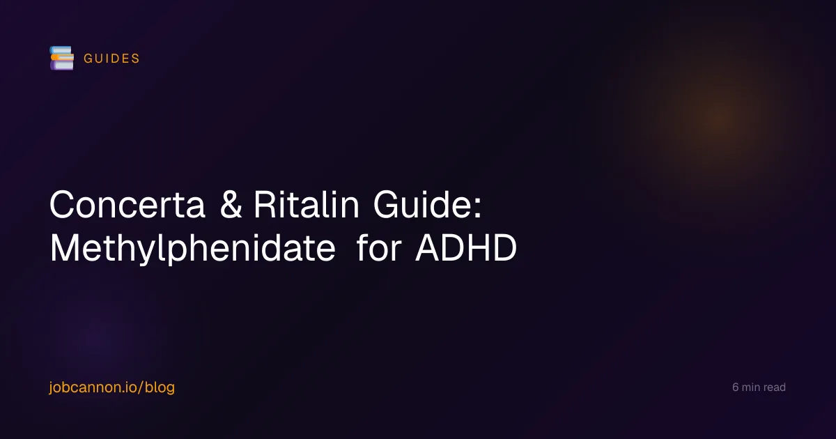 Concerta & Ritalin Guide: Methylphenidate for ADHD