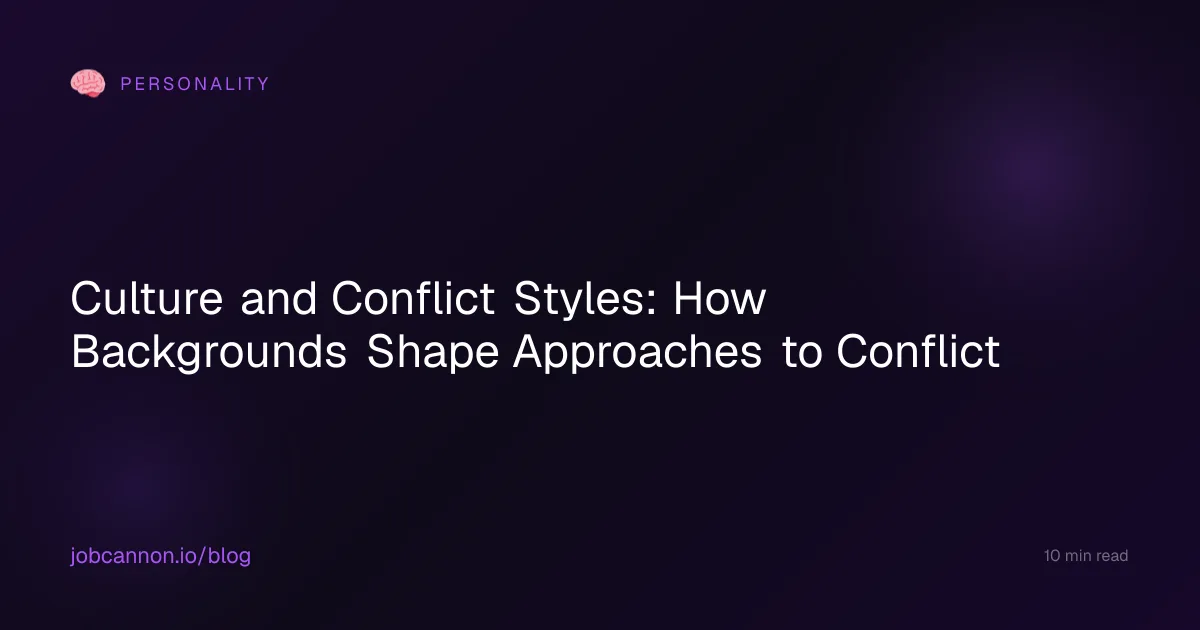 Culture and Conflict Styles: How Backgrounds Shape Approaches to Conflict