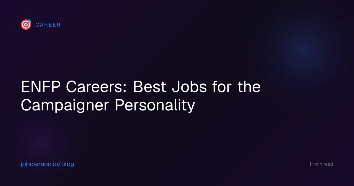ENFP Careers: Best Jobs for the Campaigner Personality