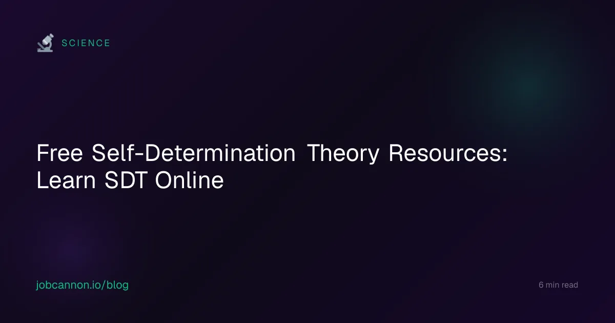 Free Self-Determination Theory Resources: Learn SDT Online