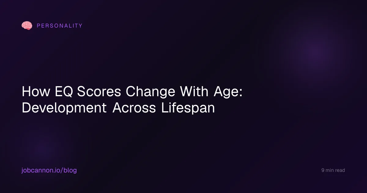 How EQ Scores Change With Age: Development Across Lifespan