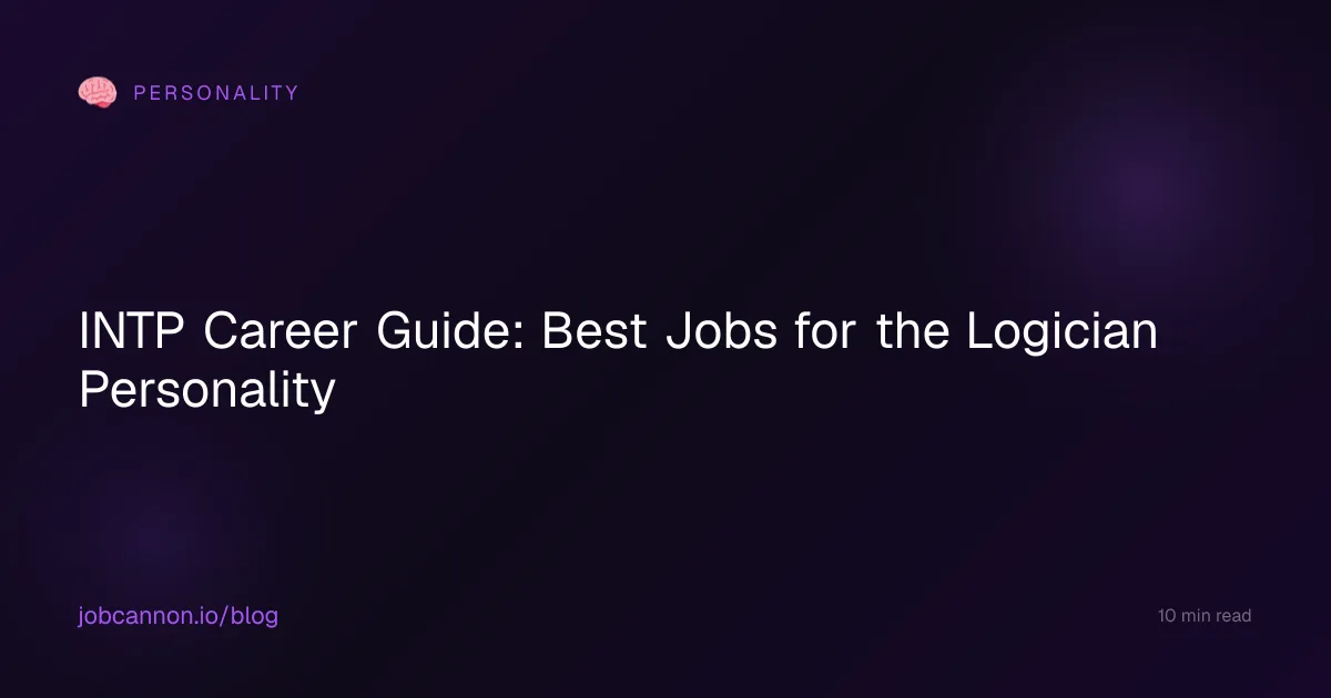 INTP Career Guide: Best Jobs for the Logician Personality
