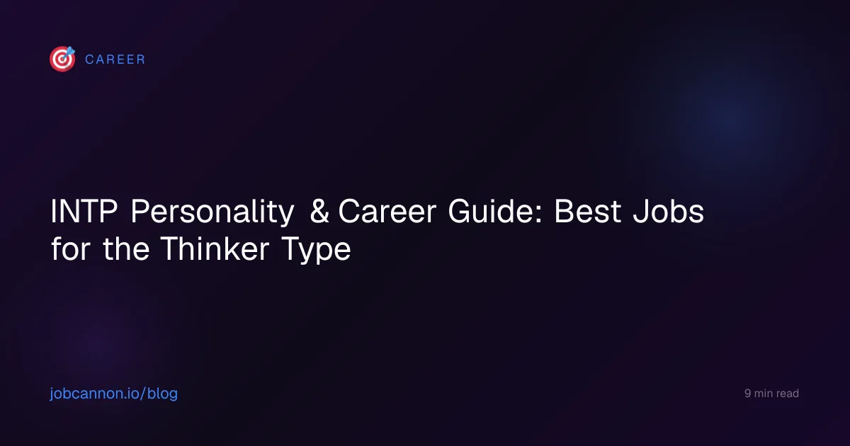 INTP Personality & Career Guide: Best Jobs for the Thinker Type