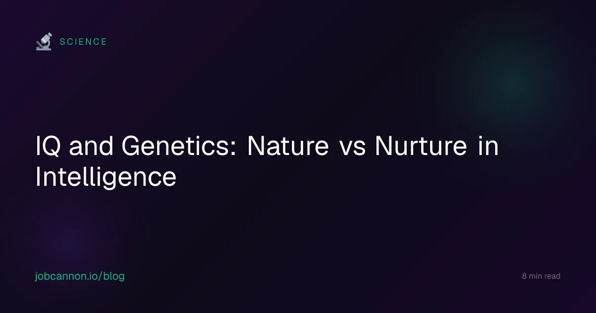 IQ and Genetics: Nature vs Nurture in Intelligence
