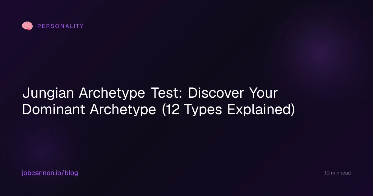 Jungian Archetype Test: Discover Your Dominant Archetype (12 Types Explained)