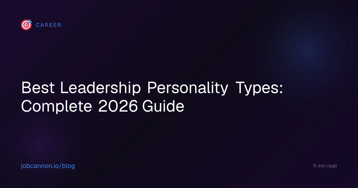 Best Leadership Personality Types: Complete 2026 Guide