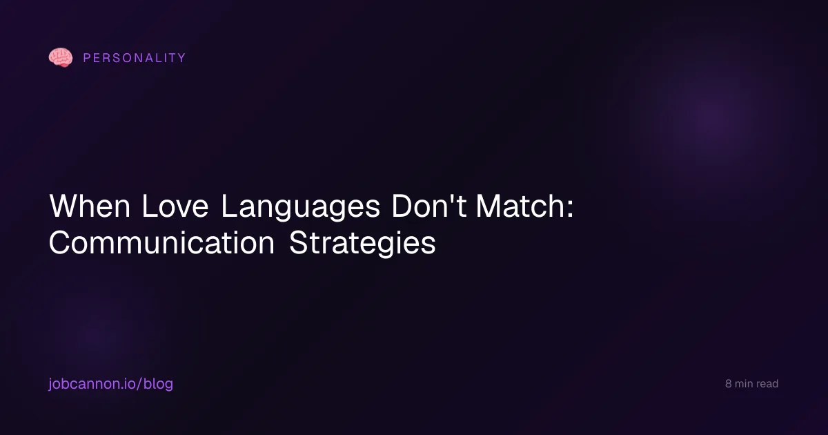When Love Languages Don't Match: Communication Strategies