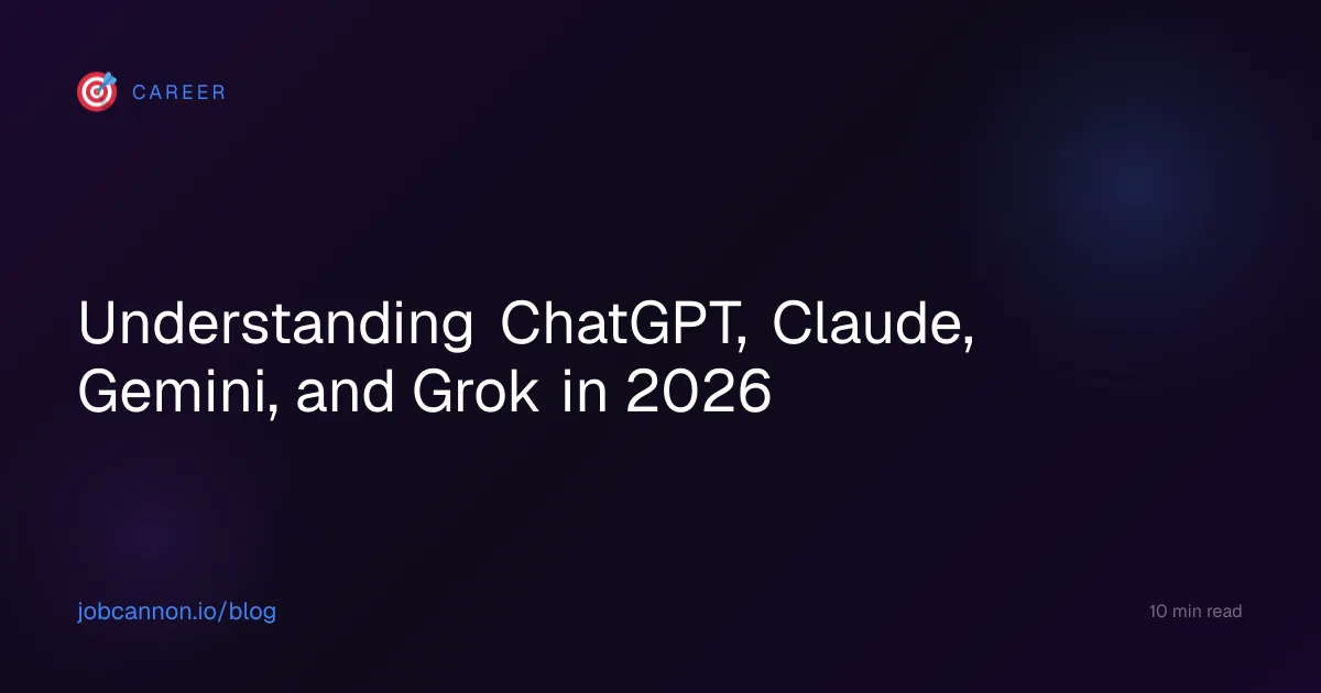 Understanding ChatGPT, Claude, Gemini, and Grok in 2026