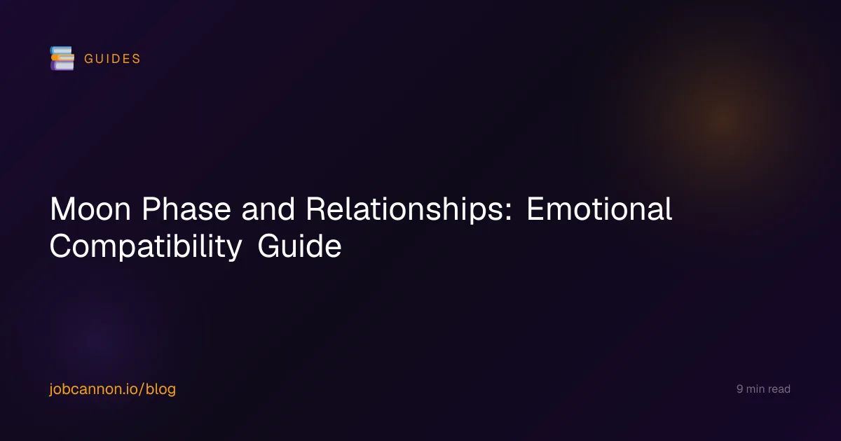 Moon Phase and Relationships: Emotional Compatibility Guide