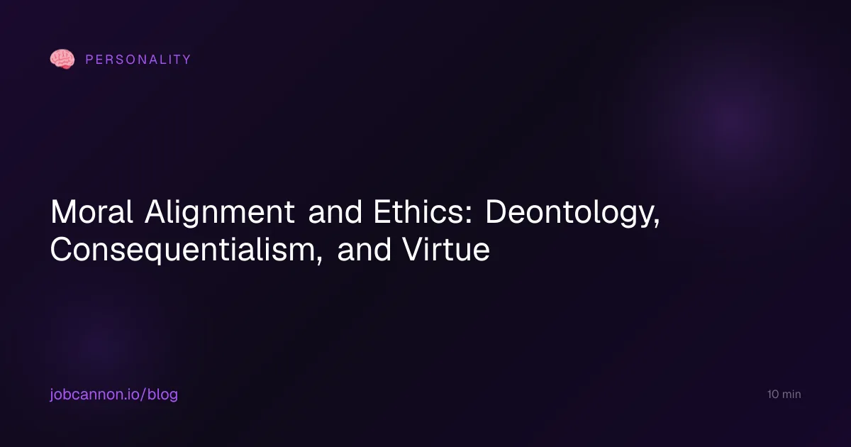 Moral Alignment and Ethics: Deontology, Consequentialism, and Virtue