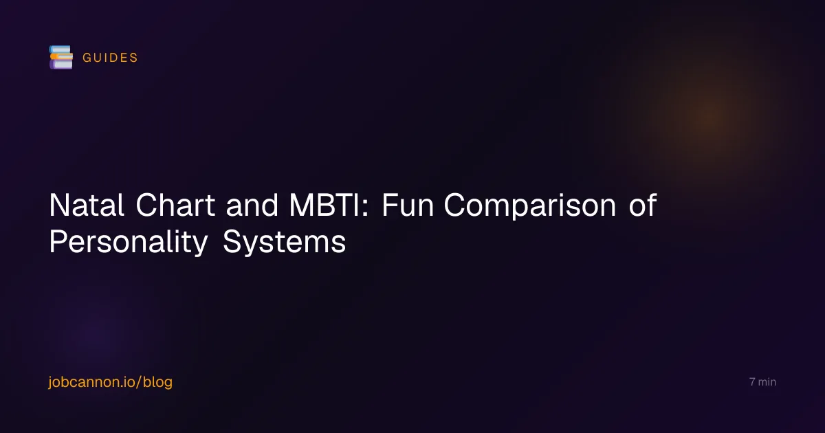 Natal Chart and MBTI: Fun Comparison of Personality Systems