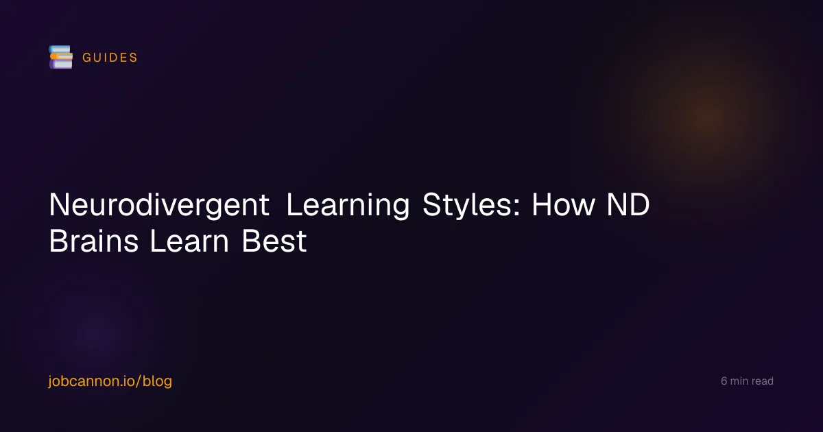Neurodivergent Learning Styles: How ND Brains Learn Best