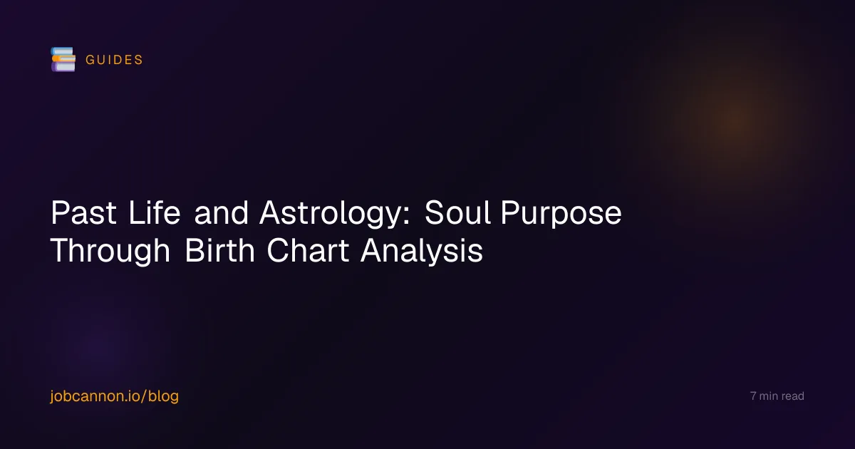 Past Life and Astrology: Soul Purpose Through Birth Chart Analysis