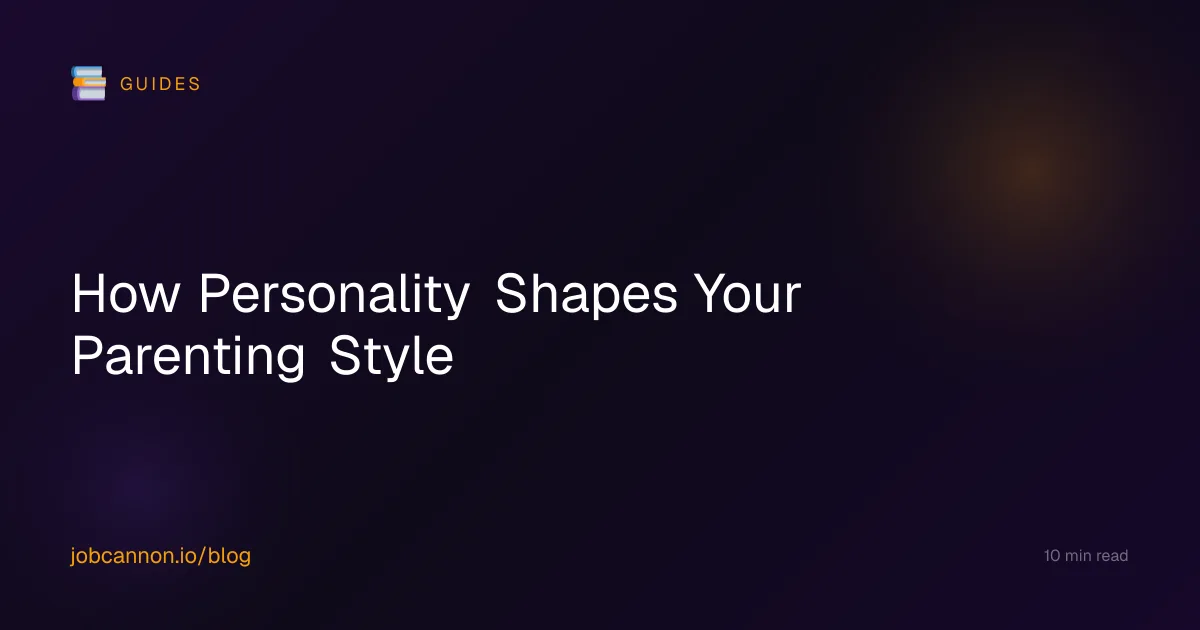 How Personality Shapes Your Parenting Style