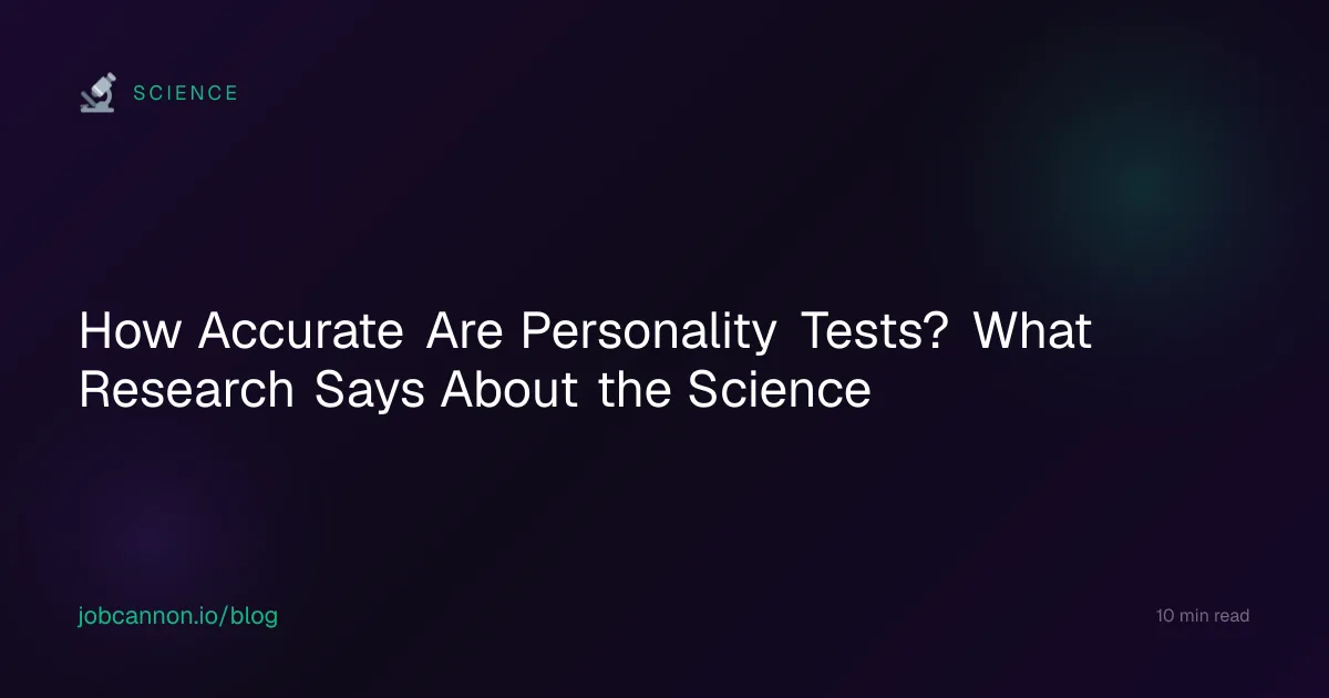 How Accurate Are Personality Tests? What Research Says About the Science