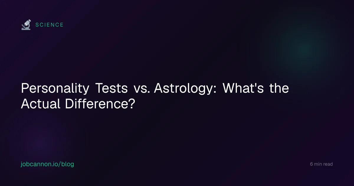 Personality Tests vs Astrology: Which One Is Real Science?