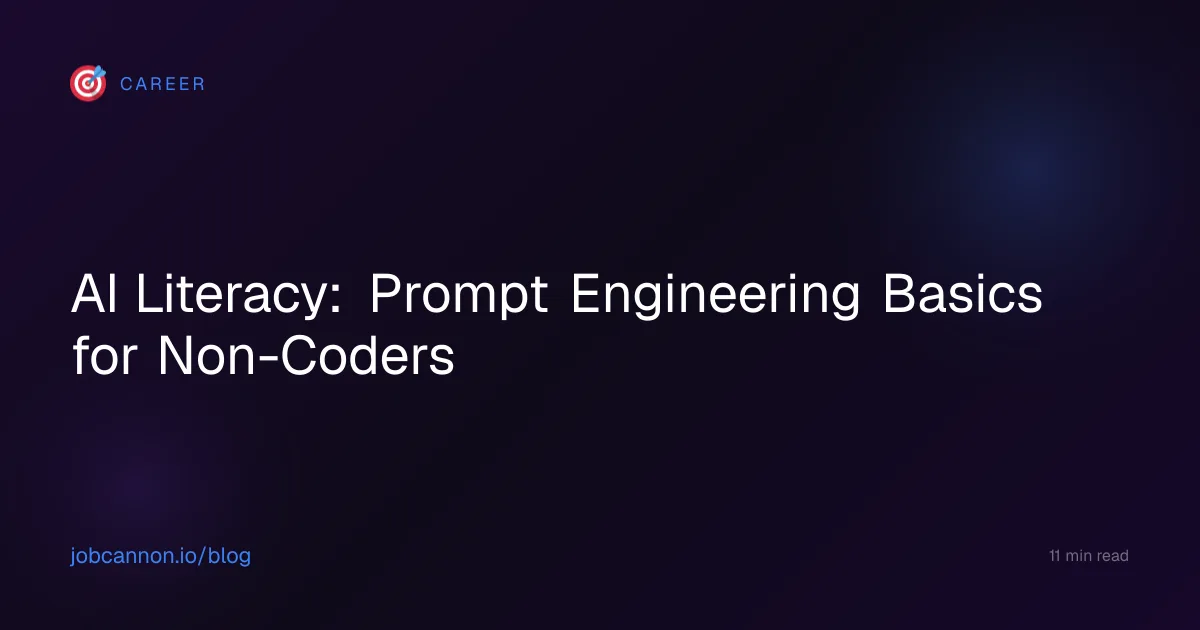 AI Literacy: Prompt Engineering Basics for Non-Coders