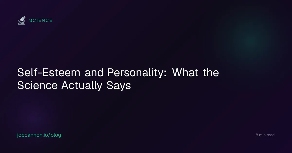 Self-Esteem and Personality: What the Science Actually Says