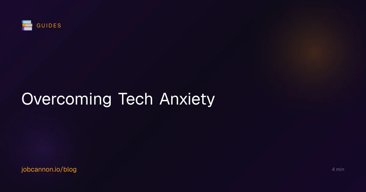 Overcoming Tech Anxiety
