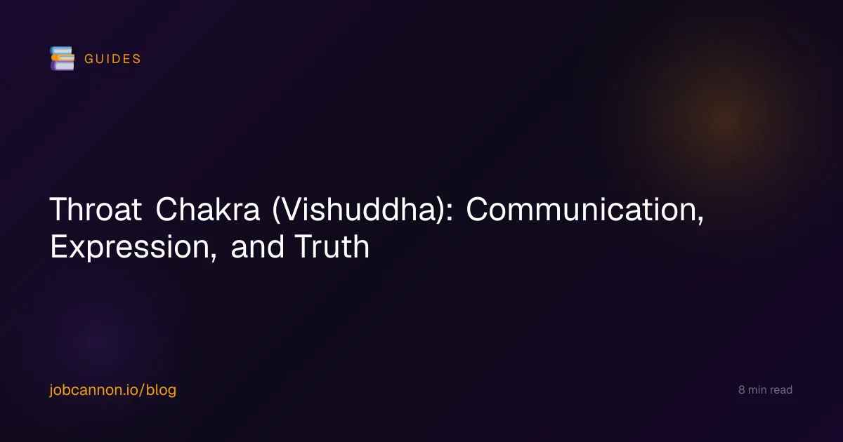 Throat Chakra (Vishuddha): Communication, Expression, and Truth