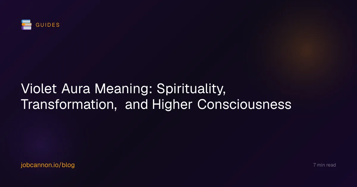 Violet Aura Meaning: Spirituality, Transformation, and Higher Consciousness