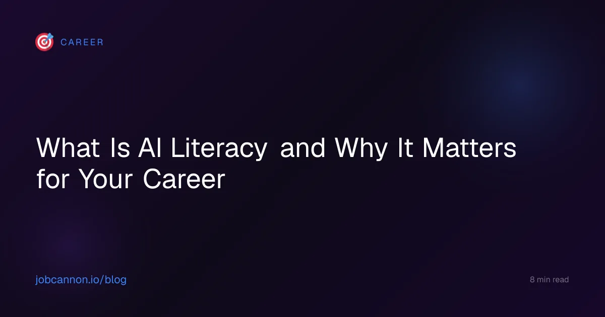 What Is AI Literacy and Why It Matters for Your Career