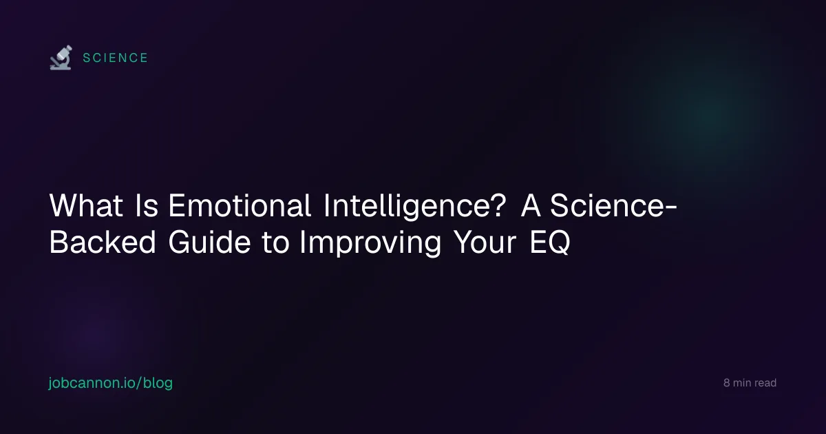 What Is Emotional Intelligence? A Science-Backed Guide to Improving Your EQ