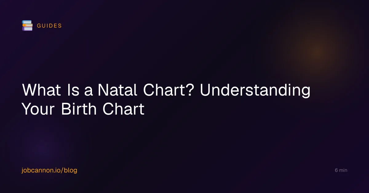 What Is a Natal Chart? Understanding Your Birth Chart