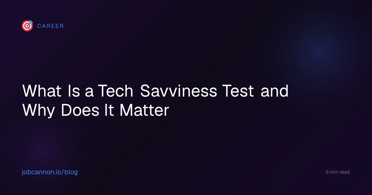 What Is a Tech Savviness Test and Why Does It Matter
