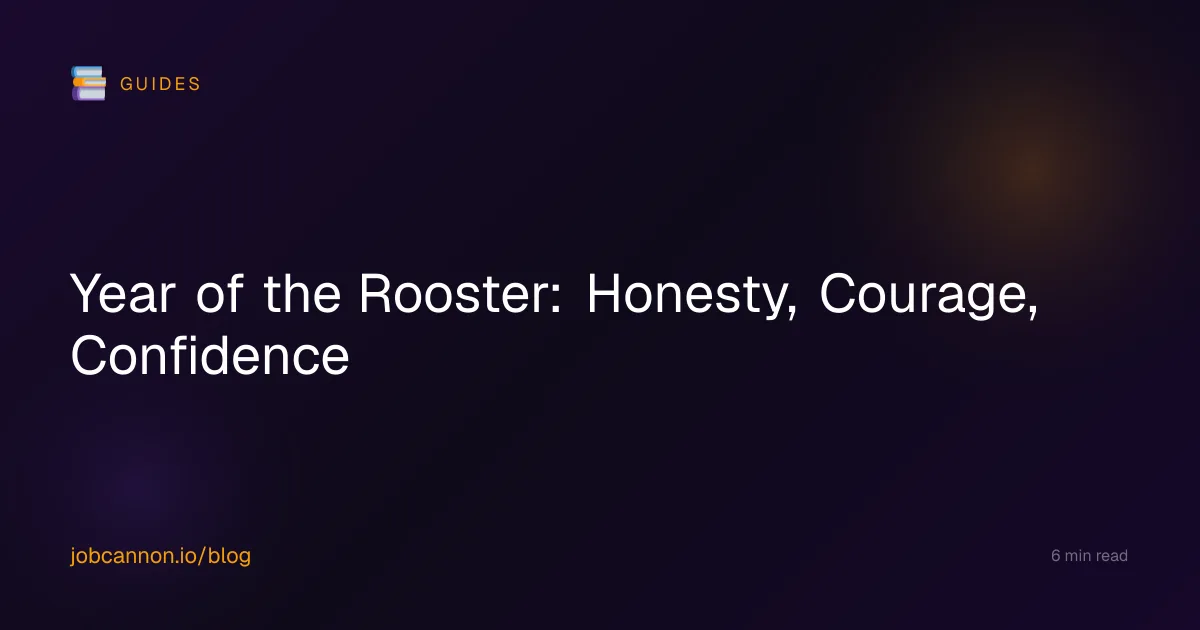 Year of the Rooster: Honesty, Courage, Confidence