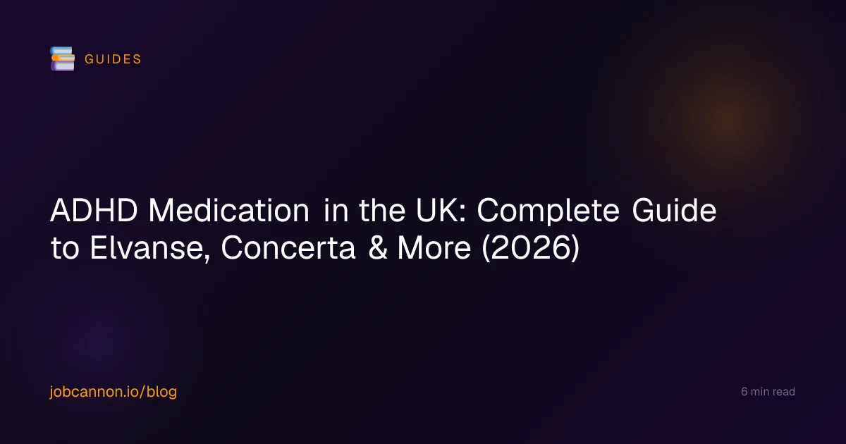 ADHD Medication in the UK: Complete Guide to Elvanse, Concerta & More (2026)