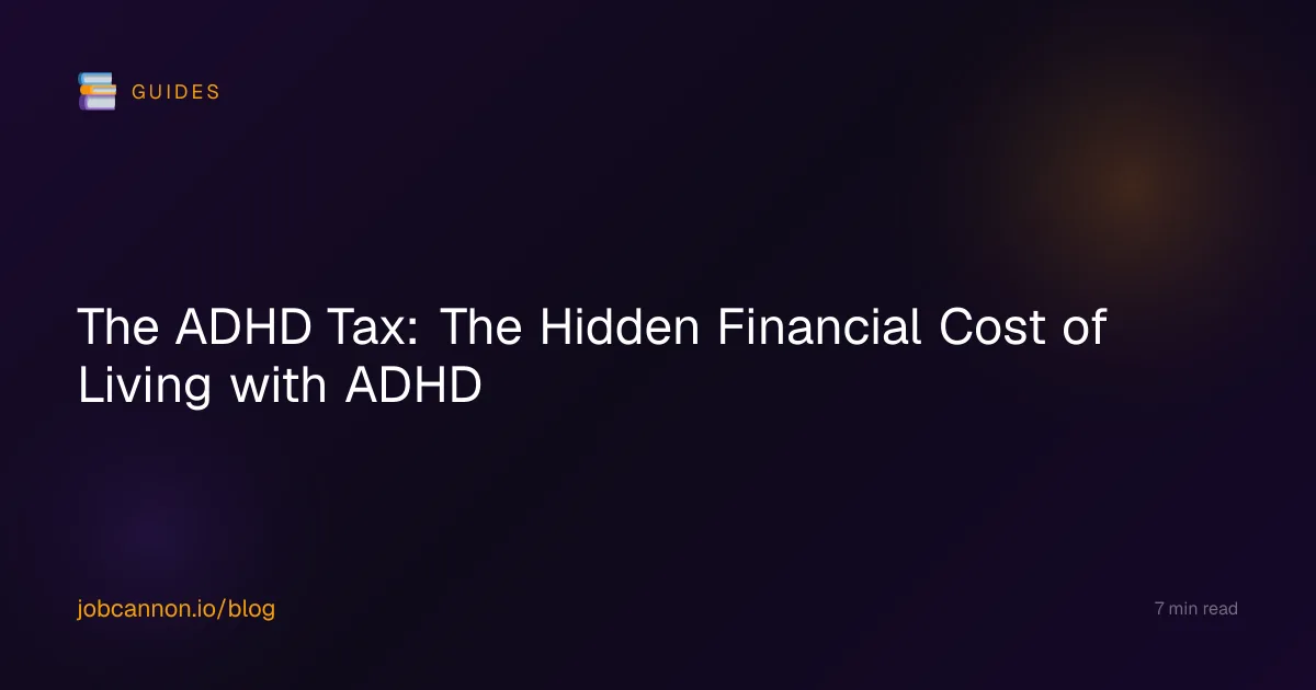 The ADHD Tax: The Hidden Financial Cost of Living with ADHD