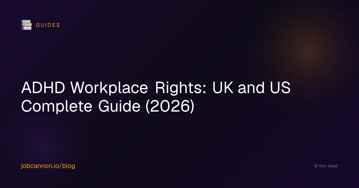 ADHD Workplace Rights: UK and US Complete Guide (2026)