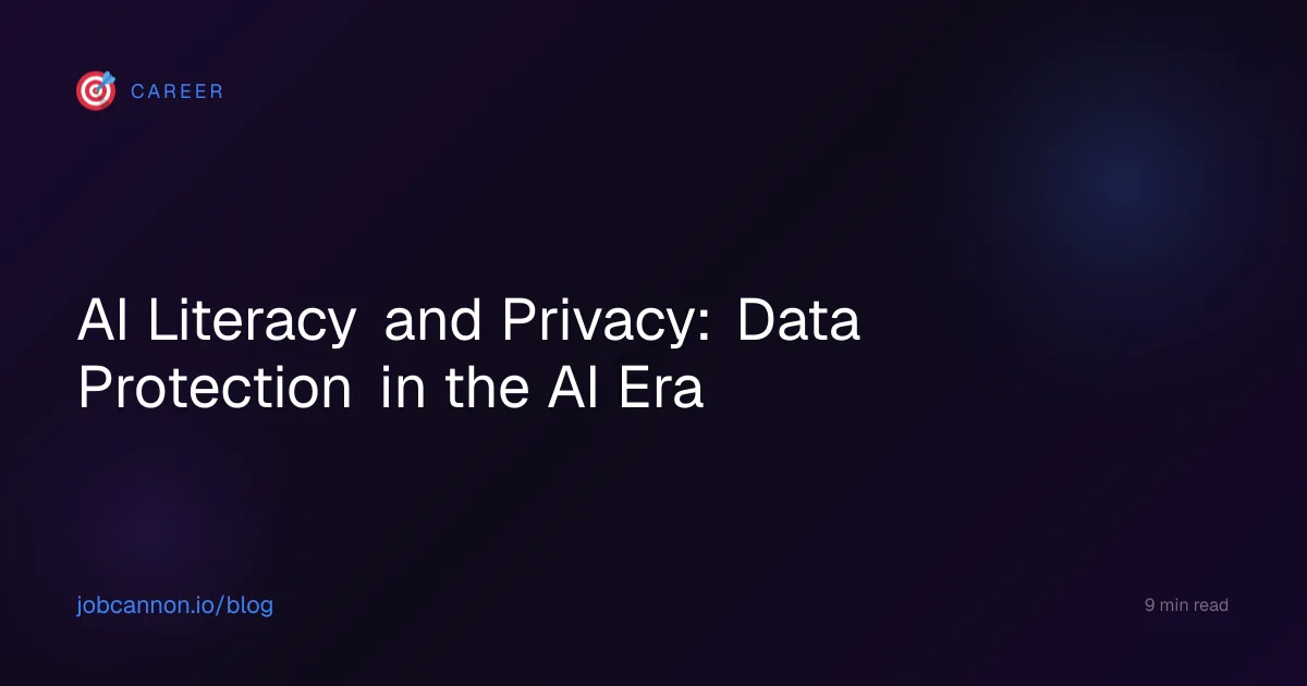 AI Literacy and Privacy: Data Protection in the AI Era