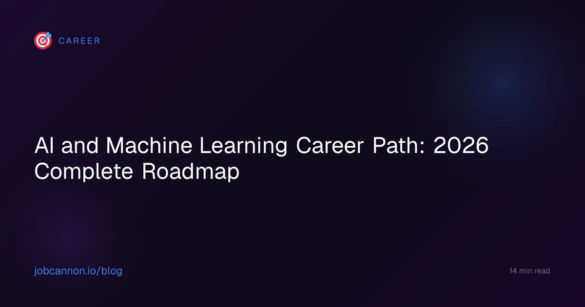 AI and Machine Learning Career Path: 2026 Complete Roadmap