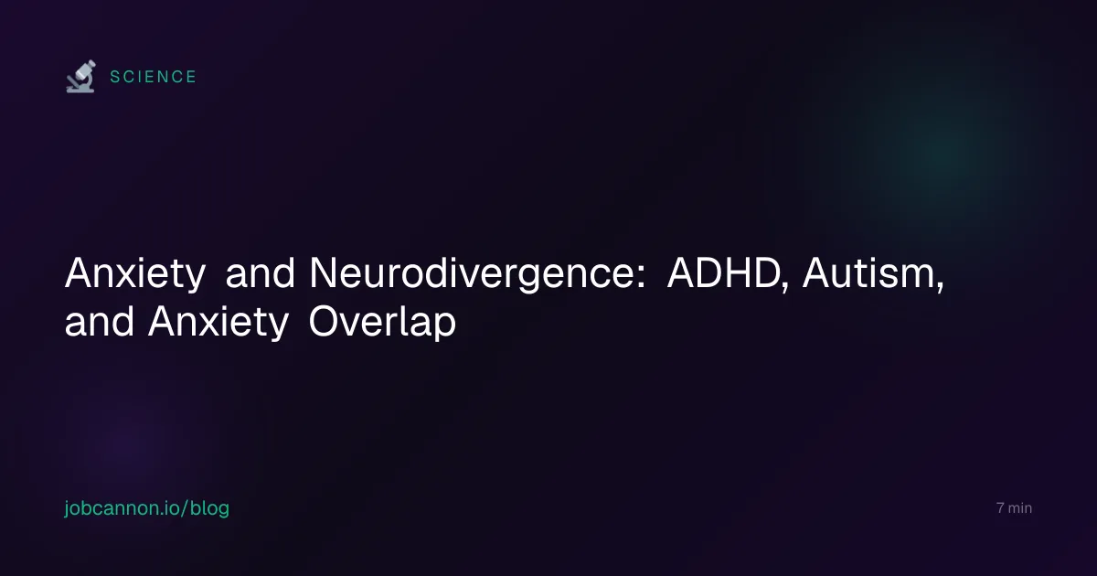 Anxiety and Neurodivergence: ADHD, Autism, and Anxiety Overlap