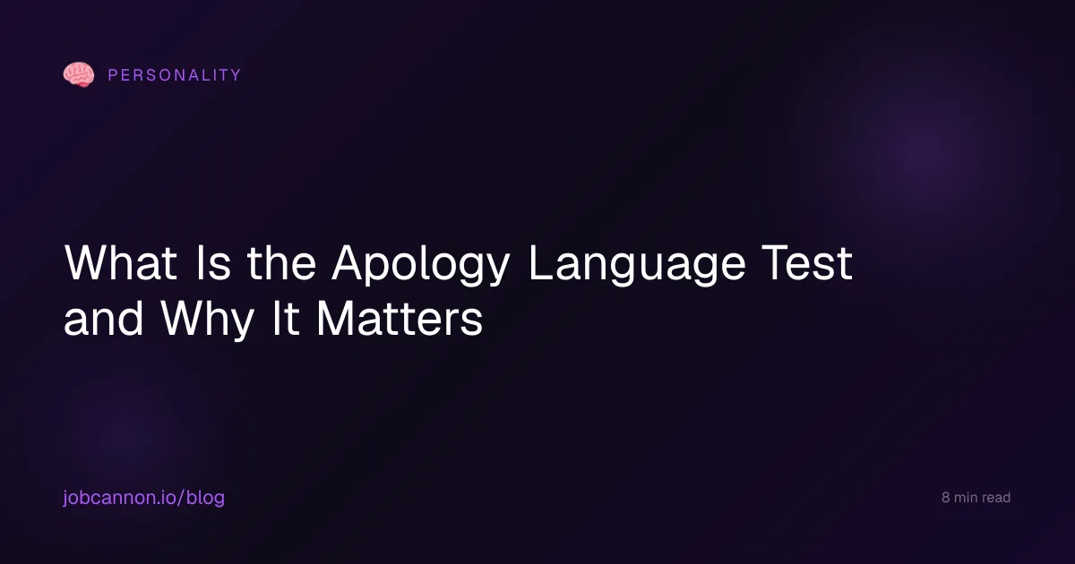 What Is the Apology Language Test and Why It Matters