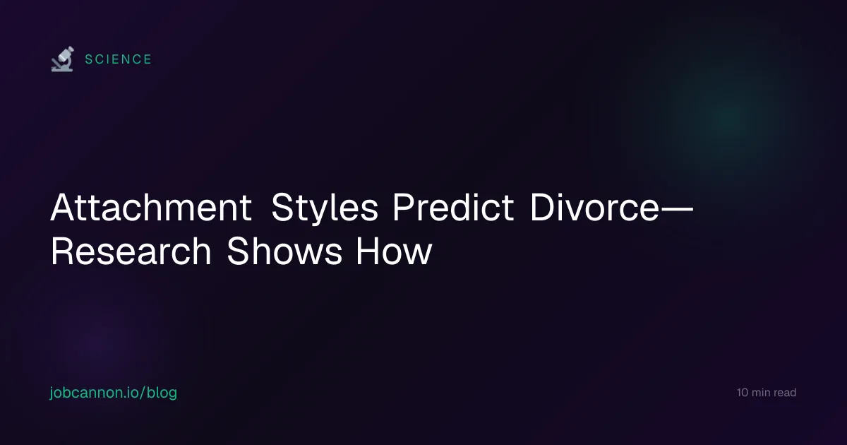 Anxious + Avoidant: The Attachment Combo That Predicts Divorce