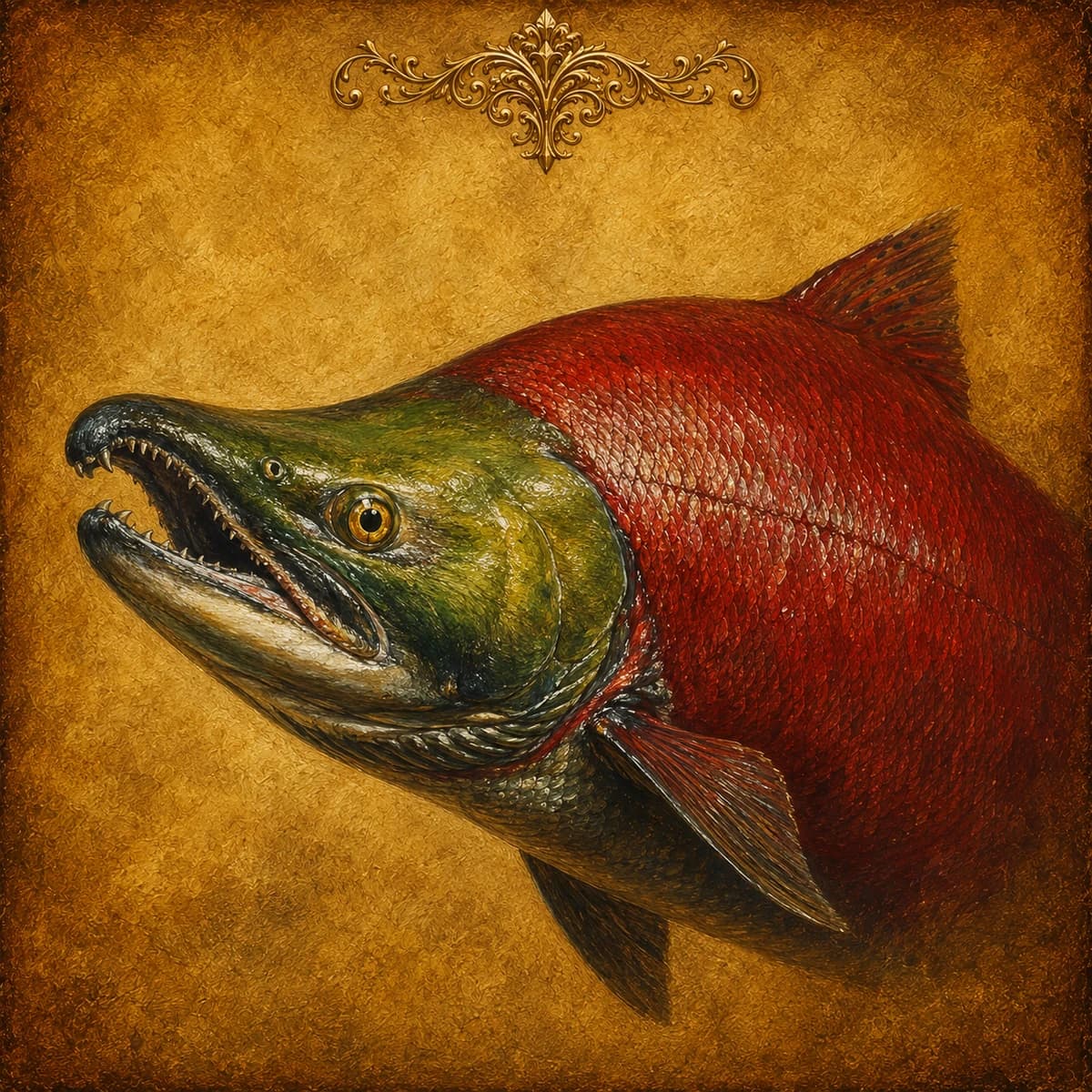August Spirit Animal: The Salmon Birth Totem