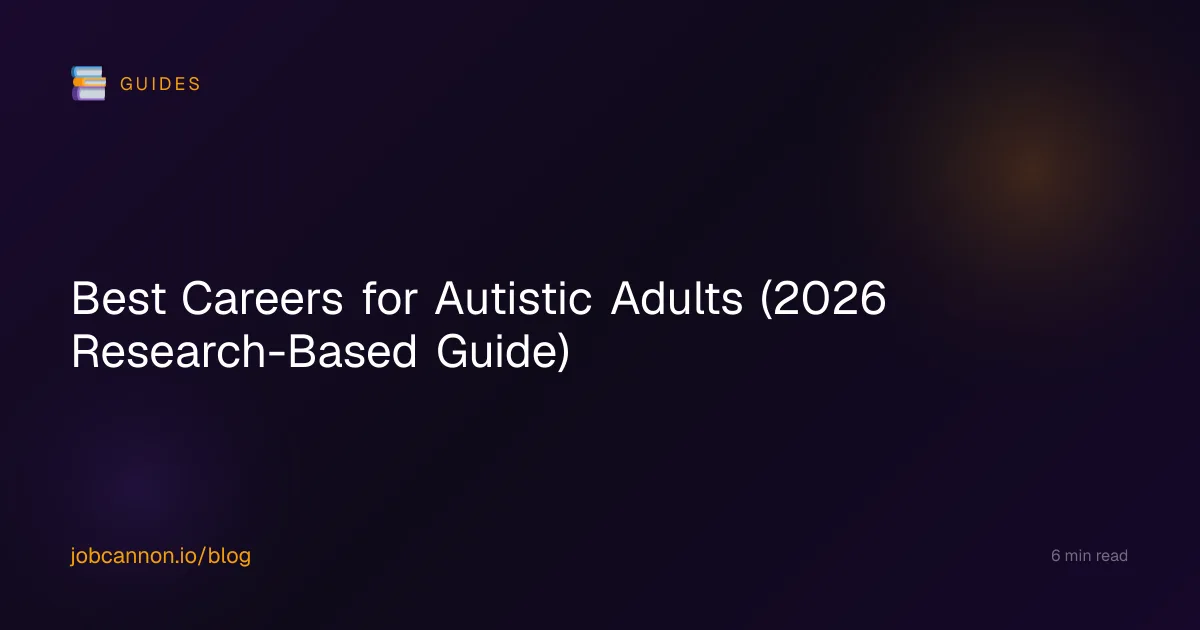 Best Careers for Autistic Adults (2026 Research-Based Guide)