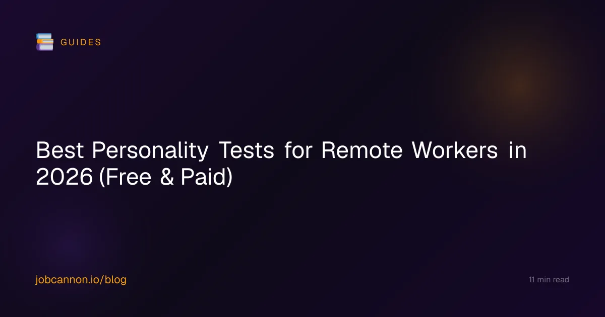 Best Personality Tests for Remote Workers in 2026 (Free & Paid)