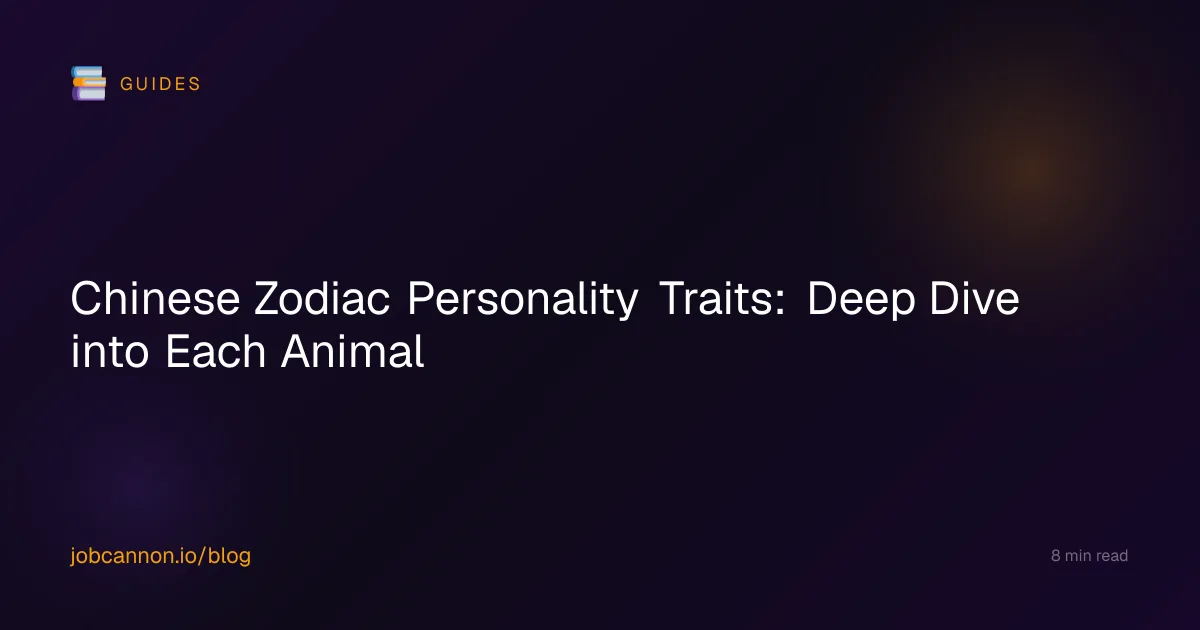 Chinese Zodiac Personality Traits: Deep Dive into Each Animal