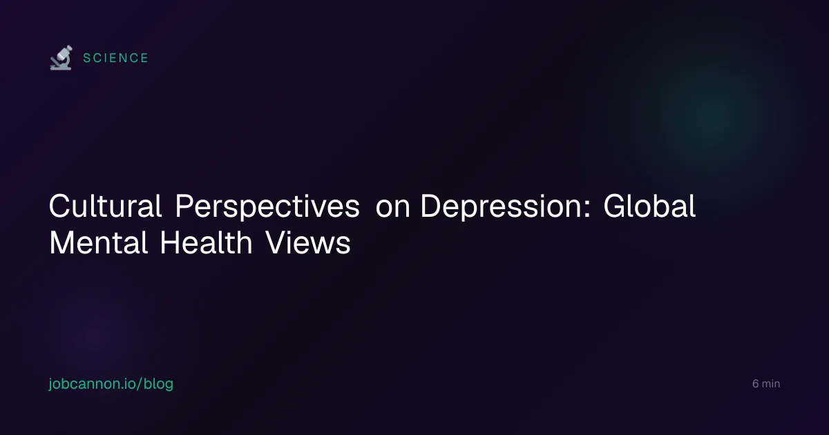 Cultural Perspectives on Depression: Global Mental Health Views